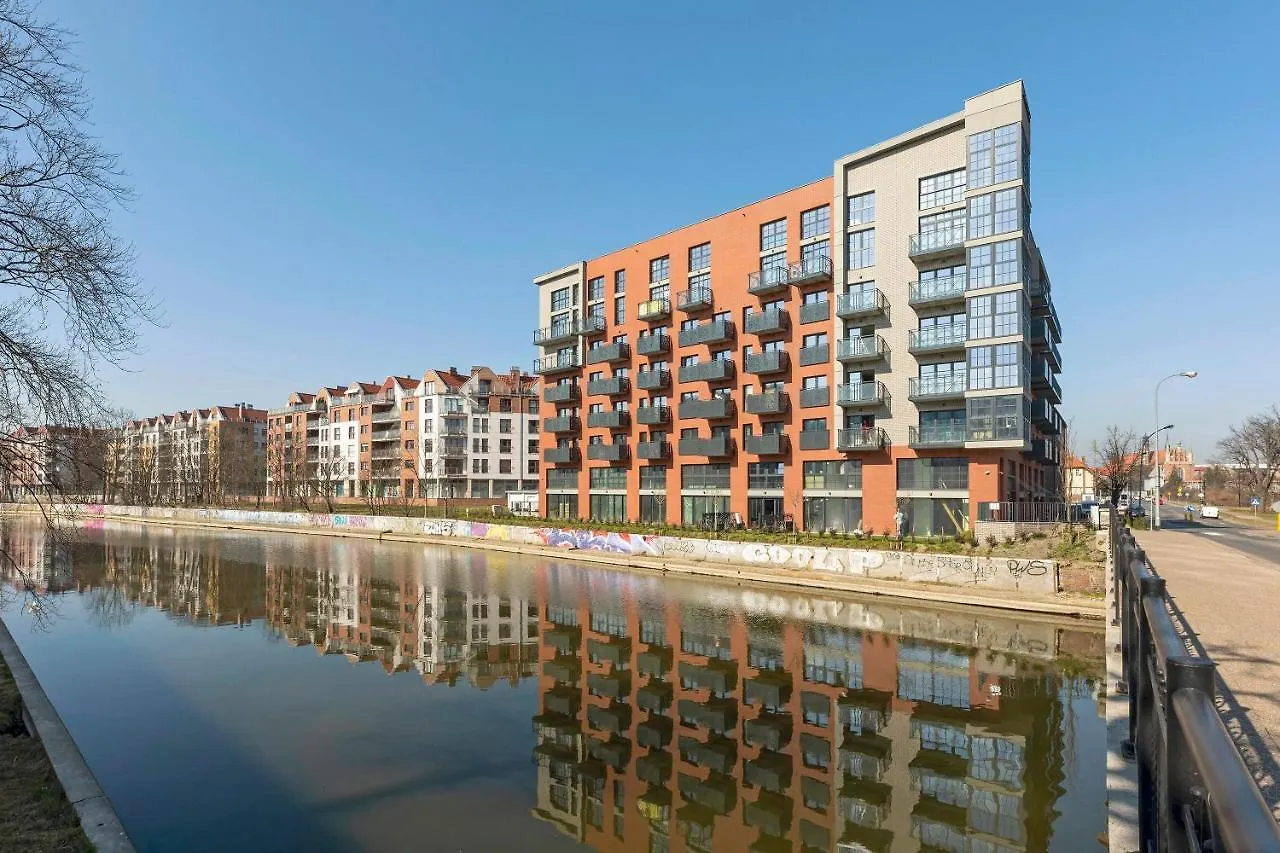 Dwie Motlawy Riverside & Parking By Downtown Apartments Gdansk